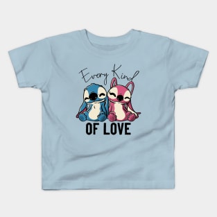 Every Kind Of Love Cute Lover Gift Kids T-Shirt